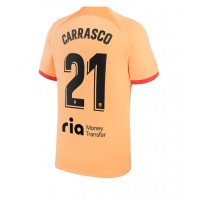Atletico Madrid Yannick Carrasco #21 Fotballklær Tredjedrakt 2022-23 Kortermet